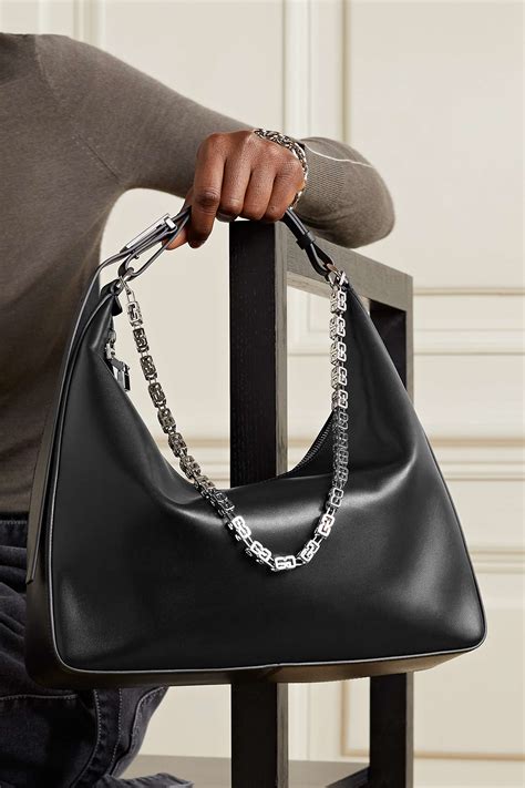 givenchy moon cut medium|Small Moon Cut Out bag in leather with chain .